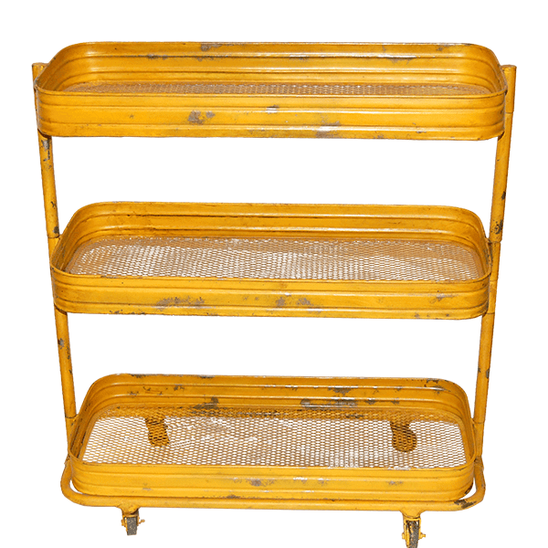 Rullvagn vintage gul - Bild 3