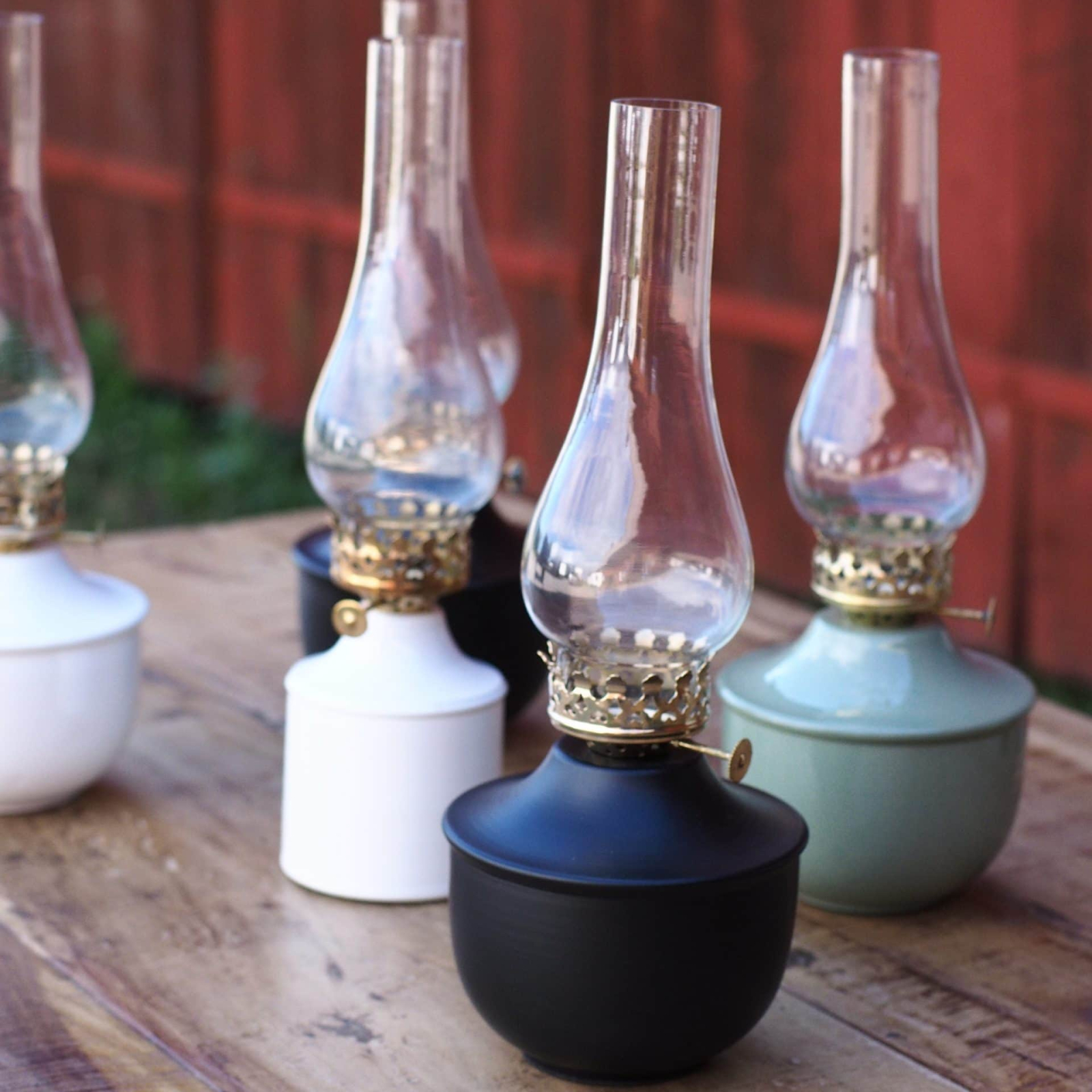 Värmeljuslampa svart