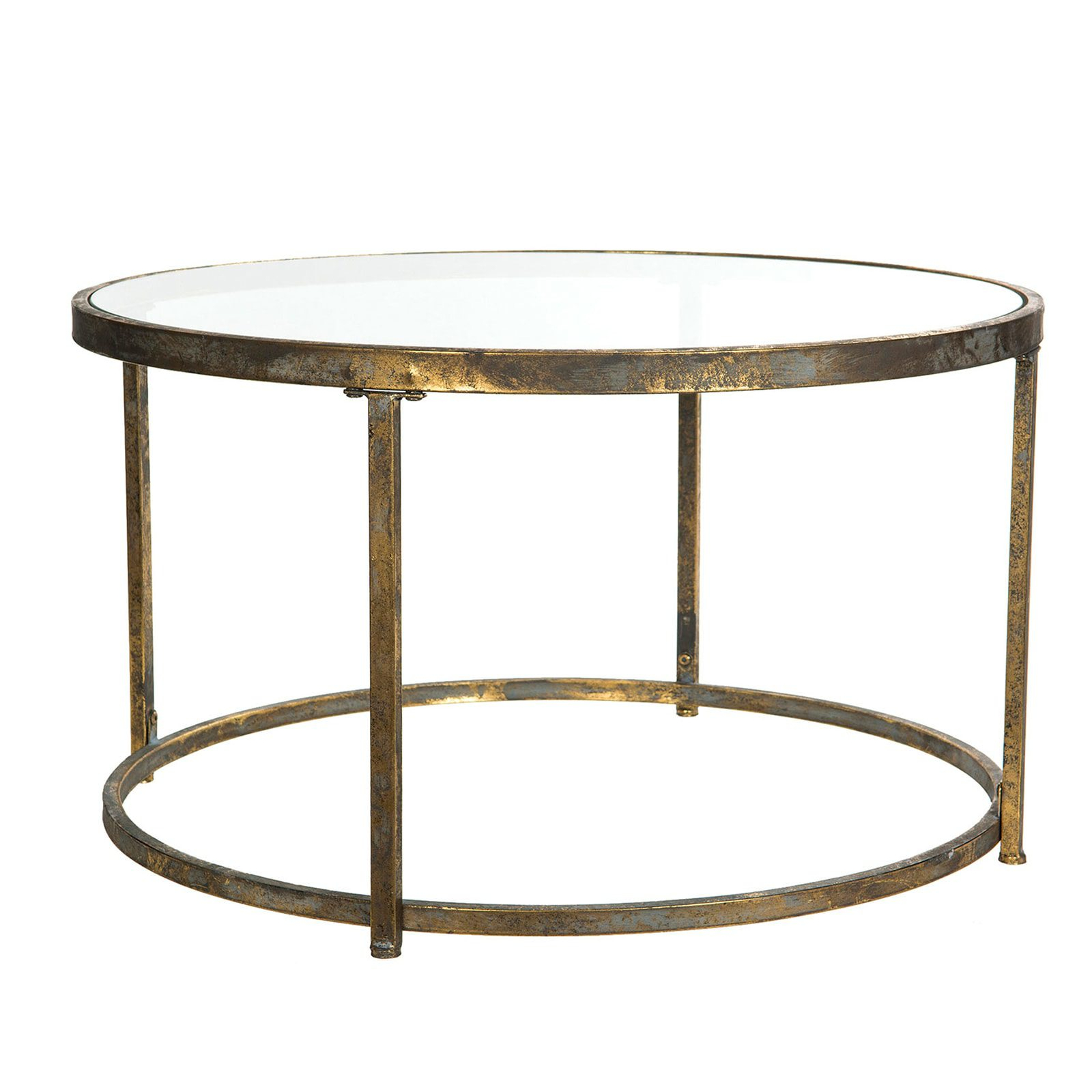 Soffbord glastopp D80 cm