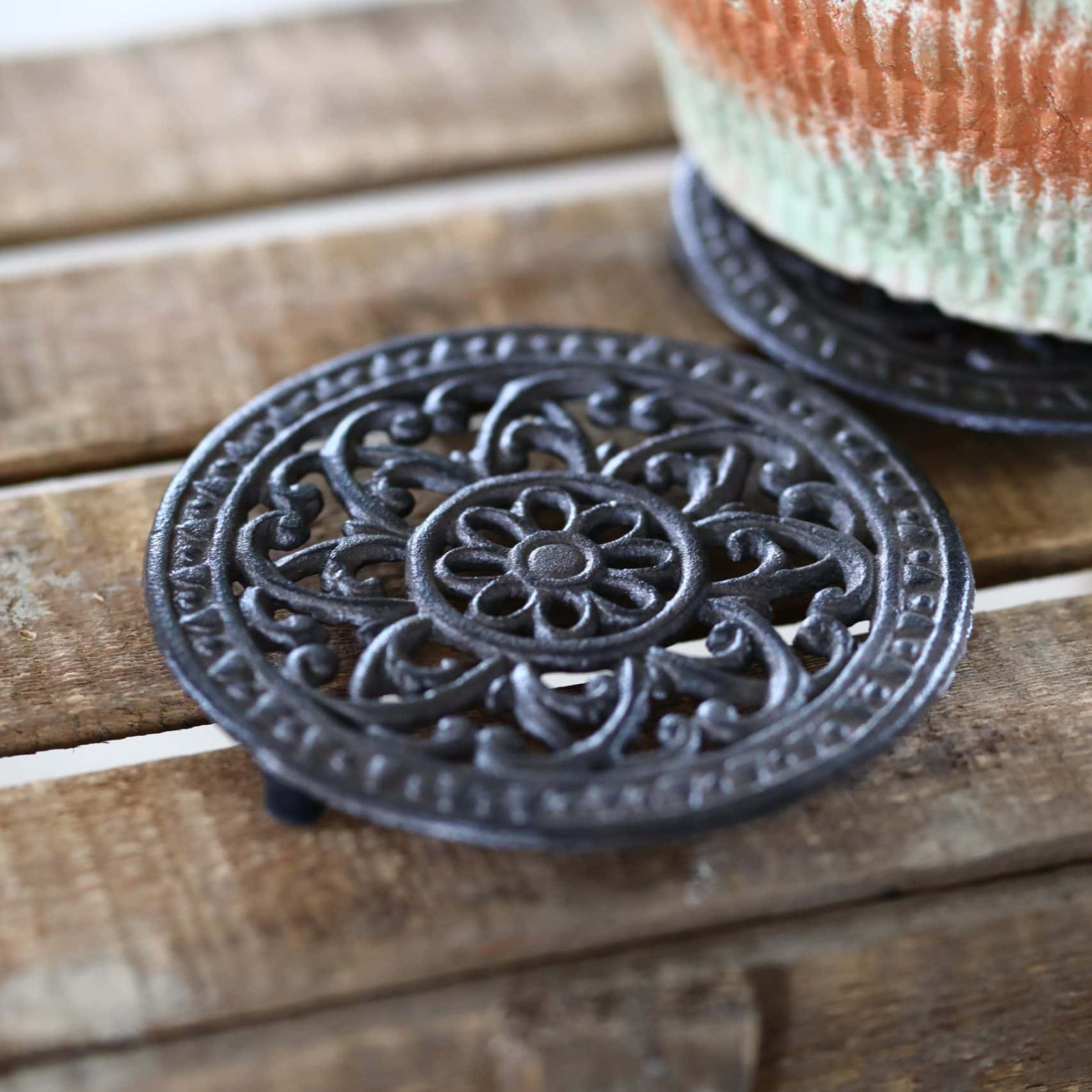 Grytunderlägg, gjutjärn