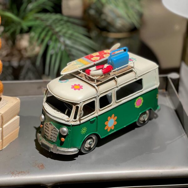 Bildekoration hippievan grön