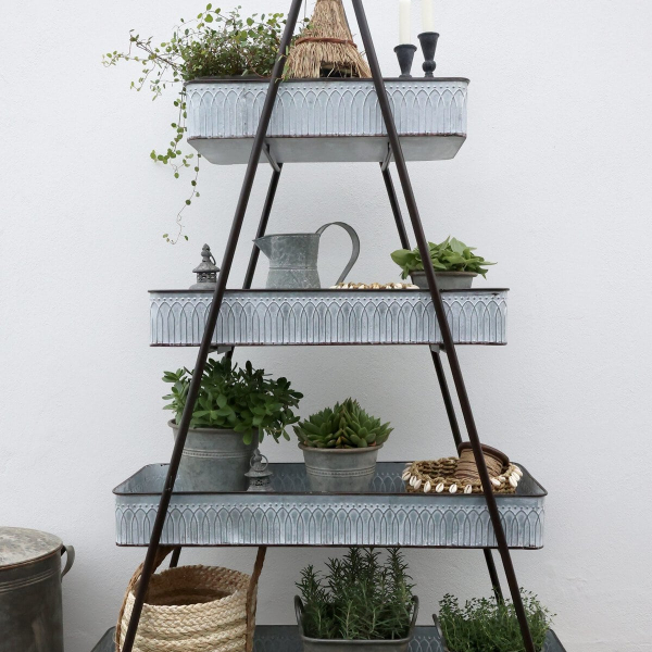 Hylla zinklådor pyramid - Bild 2