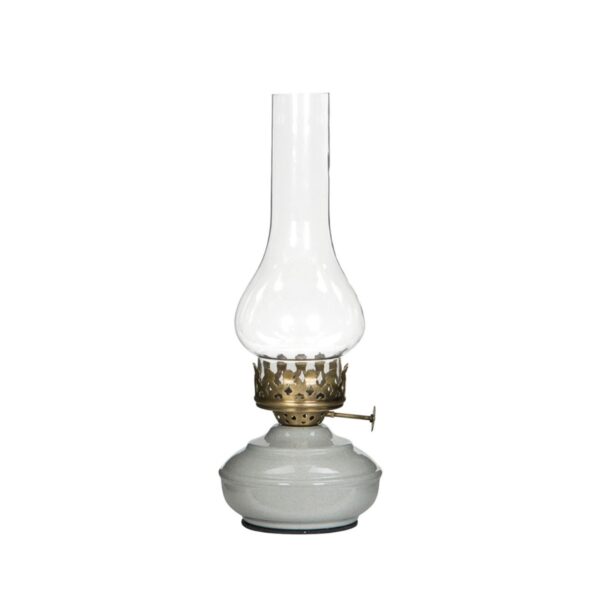 Värmeljuslampa grå