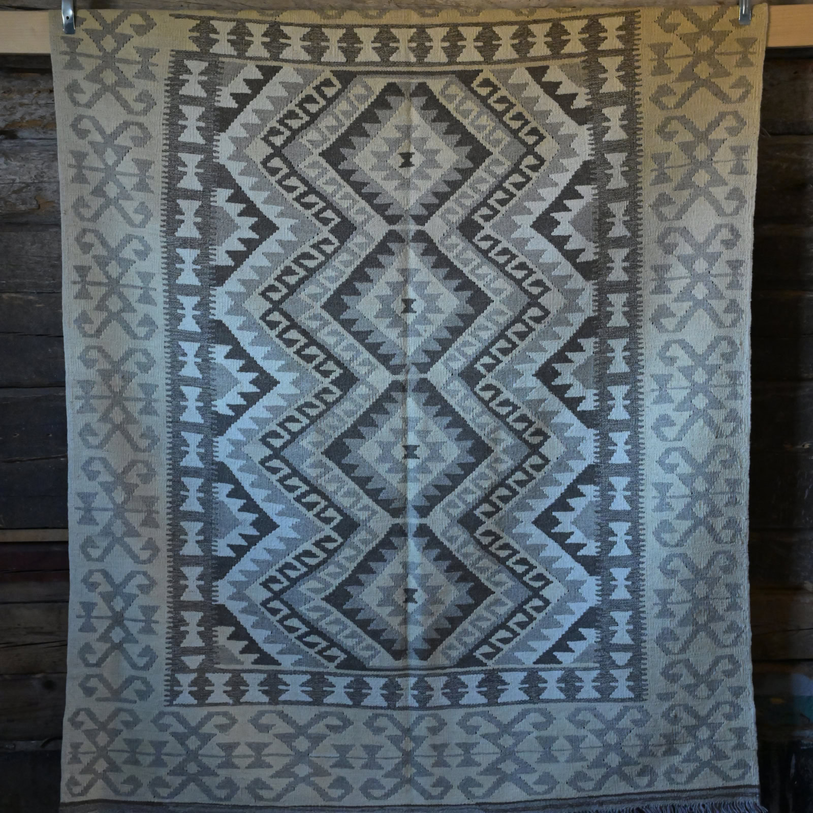 Unik handvävd kelim 159x211 cm