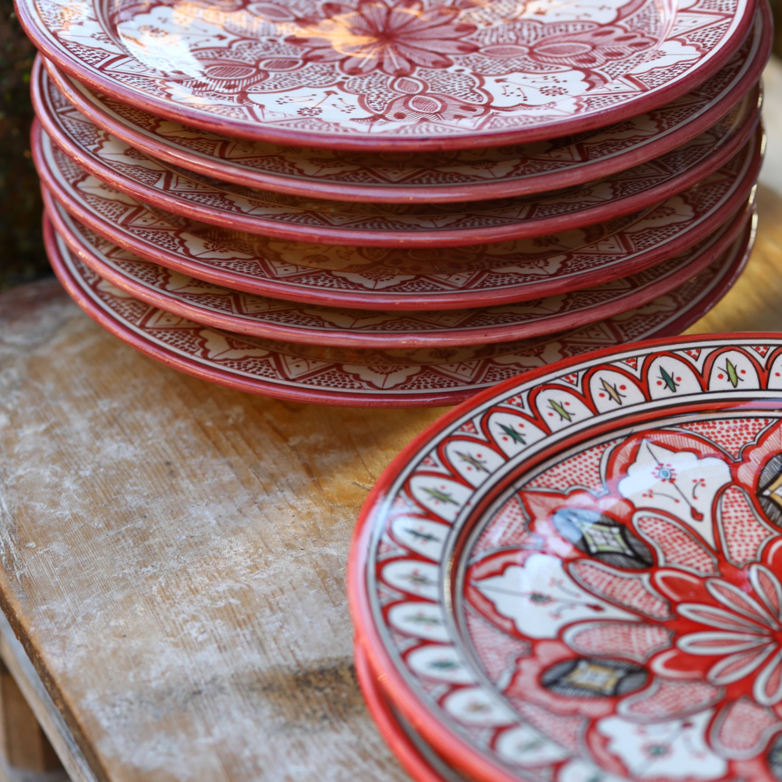 Marockanskt handmålat fat 40 cm