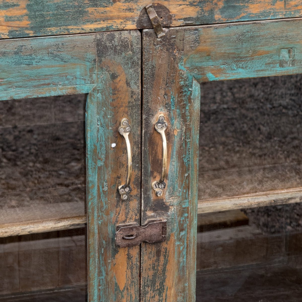 Vitrinskåp vintage Shades of turquoise - Bild 5