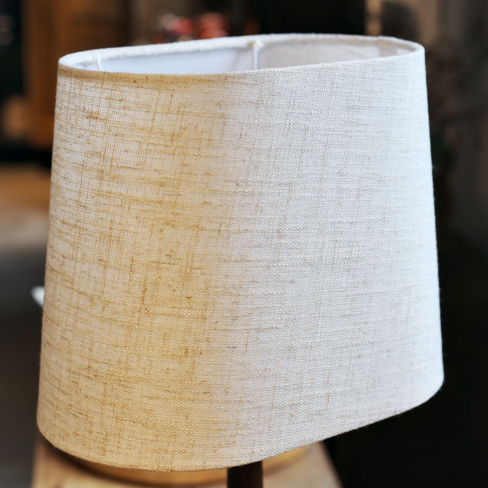 Lampskärm struktur natur oval