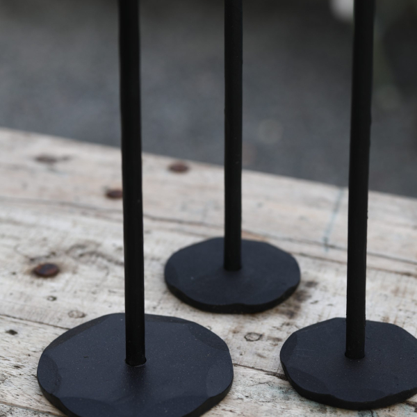 Ljusstake smide rak - Bild 3
