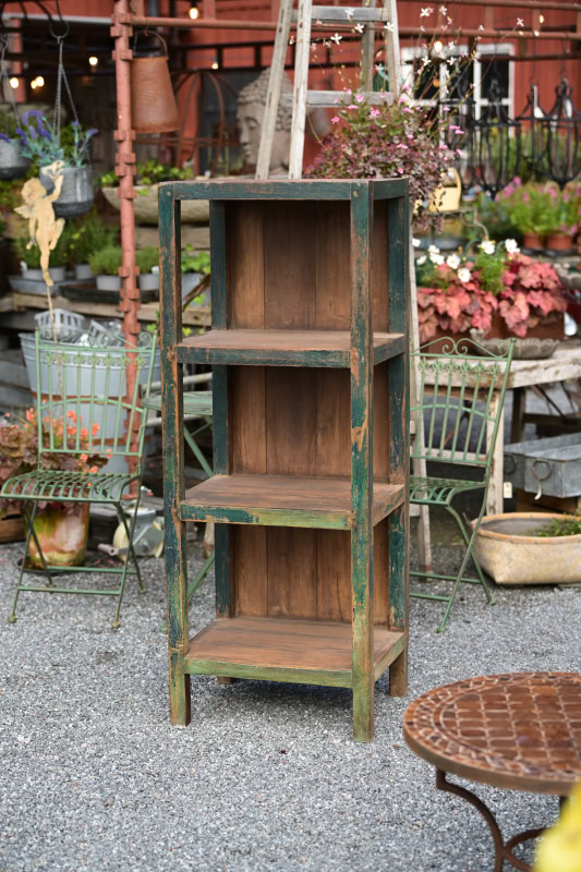 Hylla vintage med bakstycke