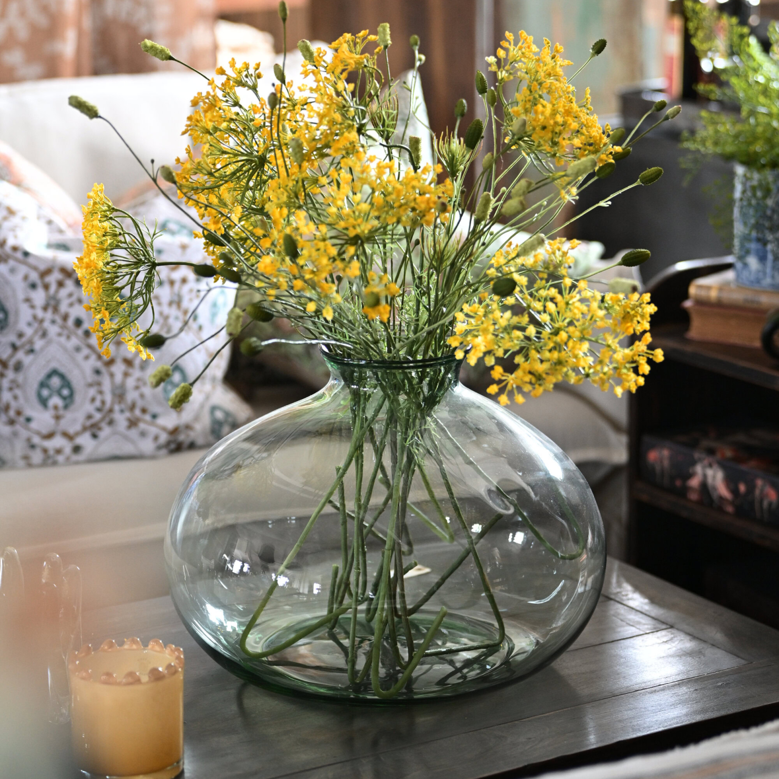 Glasvas Amber klarglas Ø43 cm