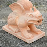 Staty i terrakotta Gargoyle - Bild 3