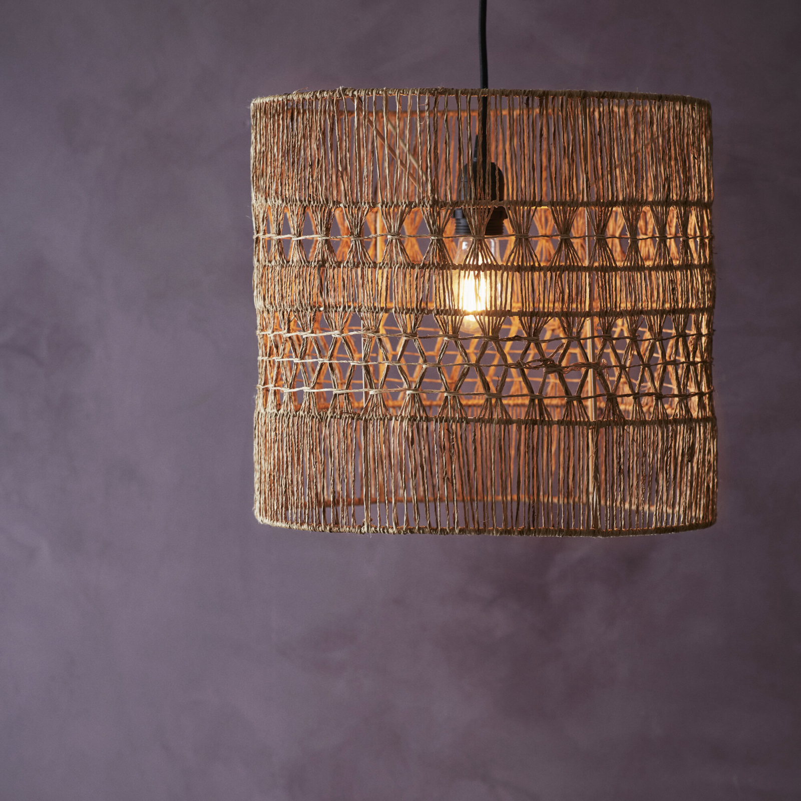 Taklampa jute Ø36 cm