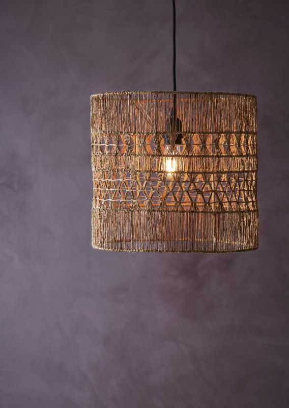 Taklampa jute Ø36 cm