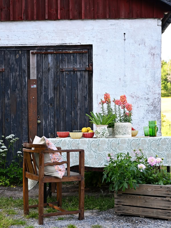 Liten urna grön schablon - Bild 4