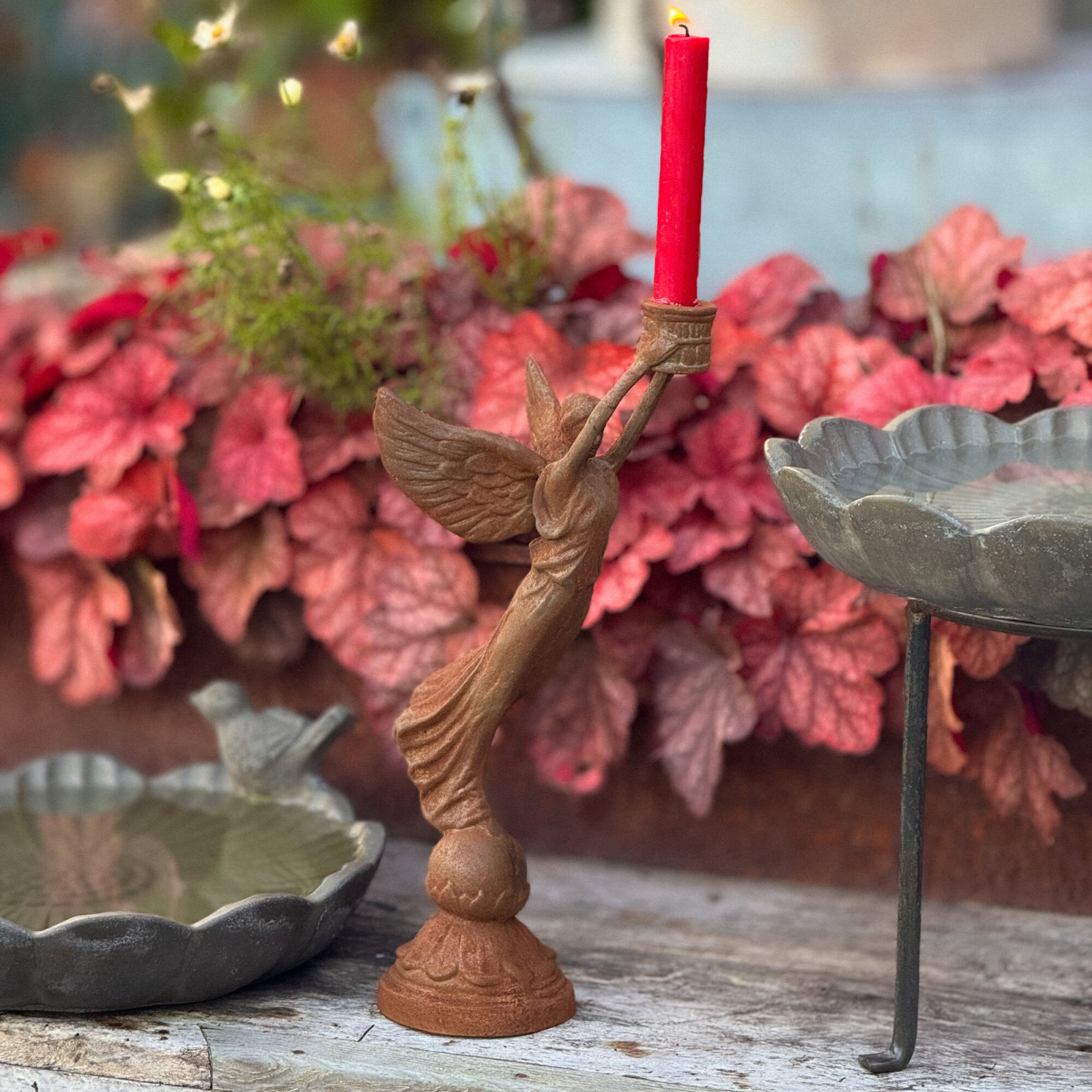 Ljusstake Bevingad rost