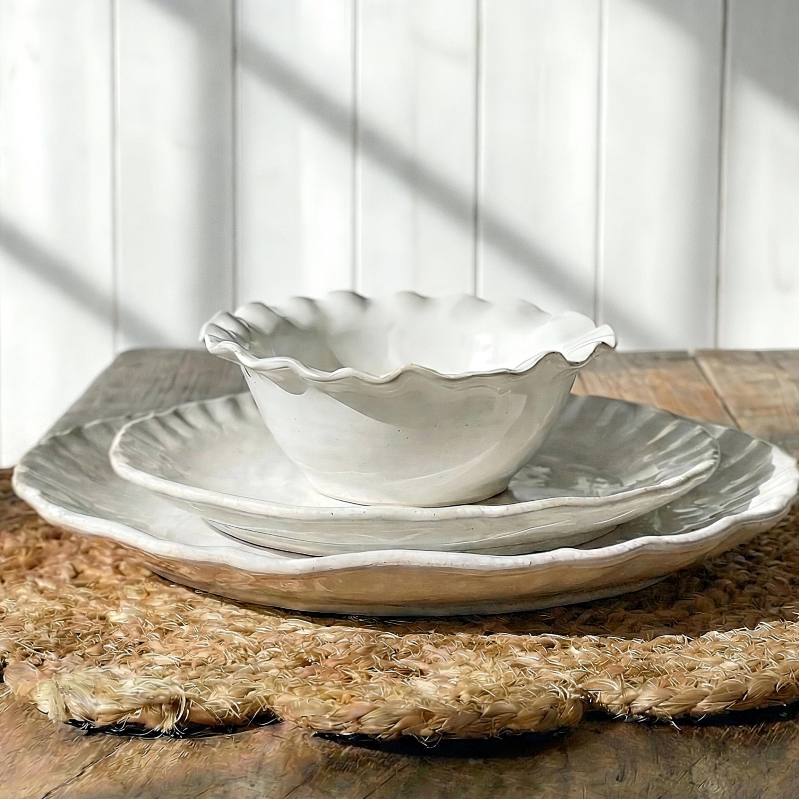 Skål stengods Krusig 17 cm