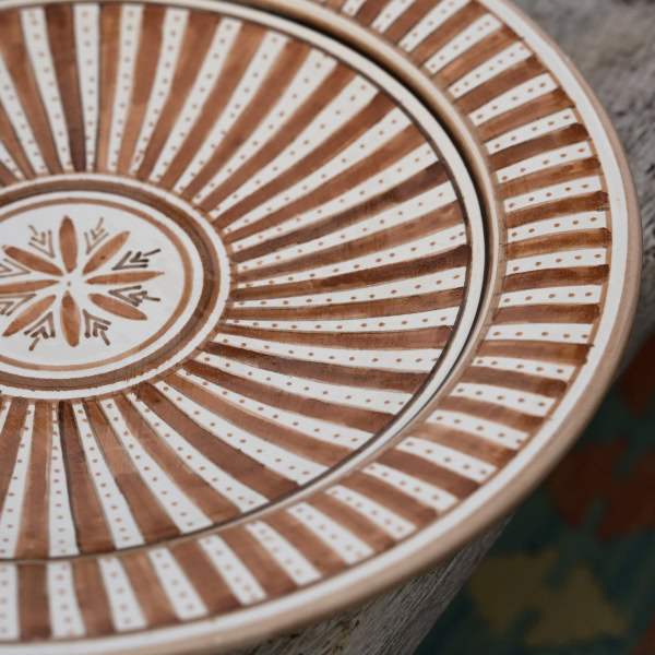 marockanskt fat Marocko keramik