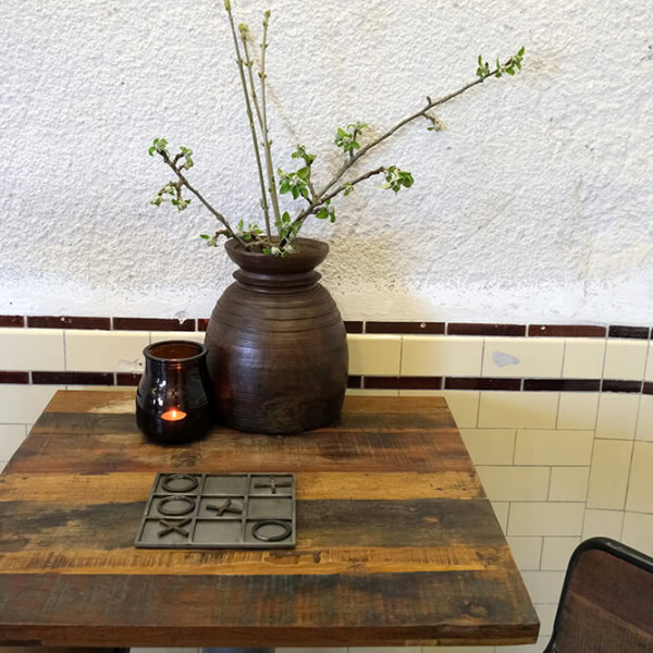 Luffarschack handgjort i metall