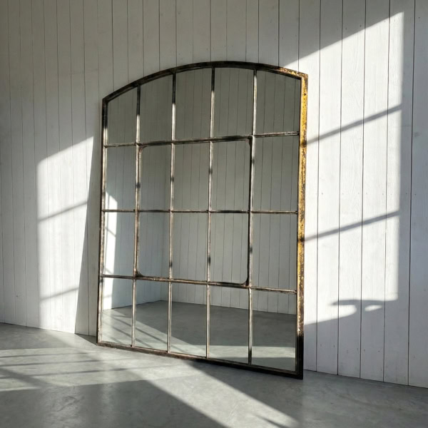 Spegel vintage metall H185cm