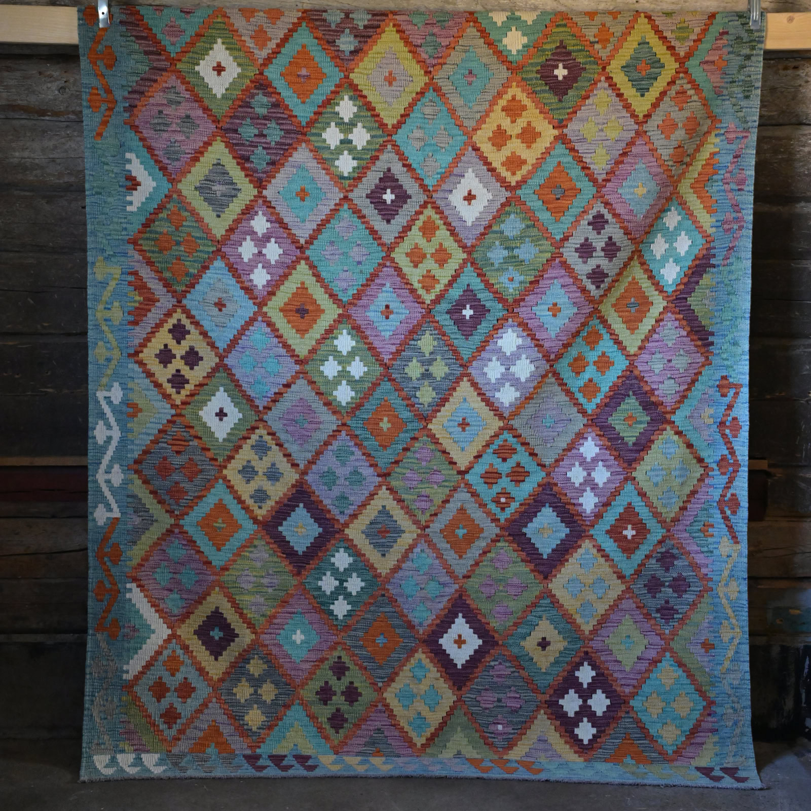 Unik handvävd kelim 174x230 cm