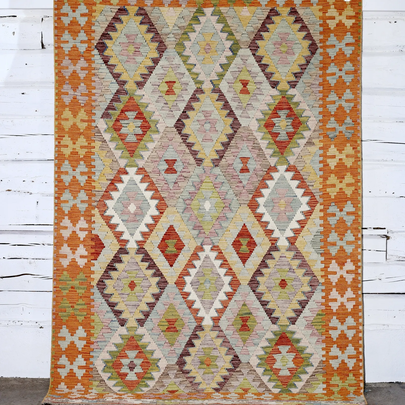 Unik handvävd kelim 150x236 cm