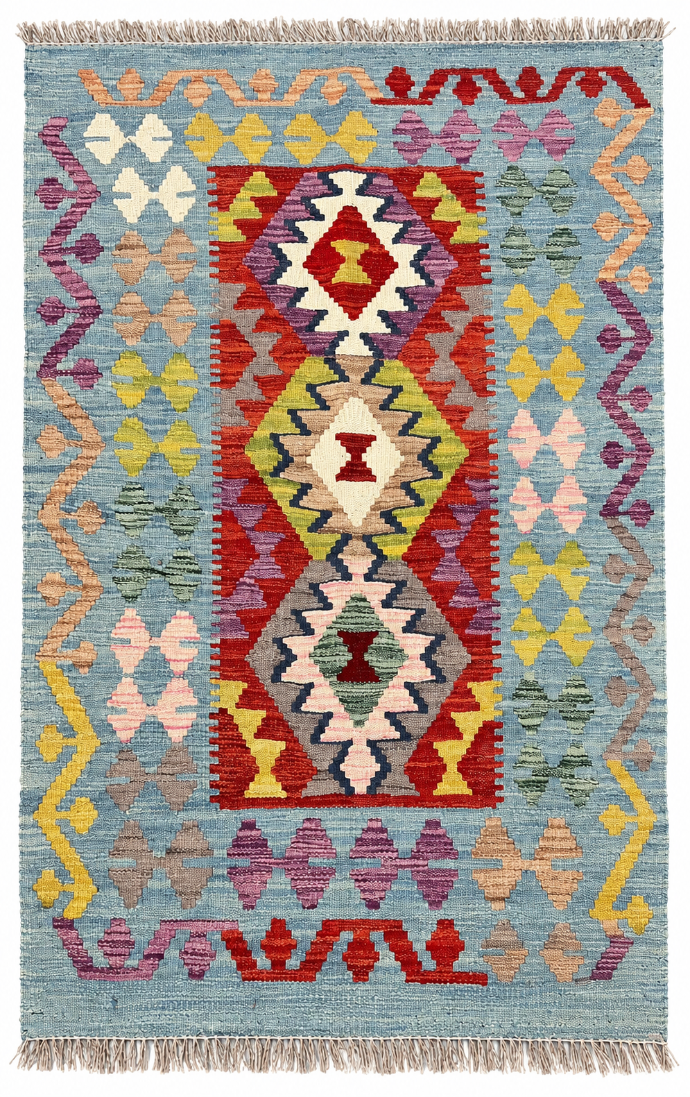 Unik handvävd kelim 76x121 cm