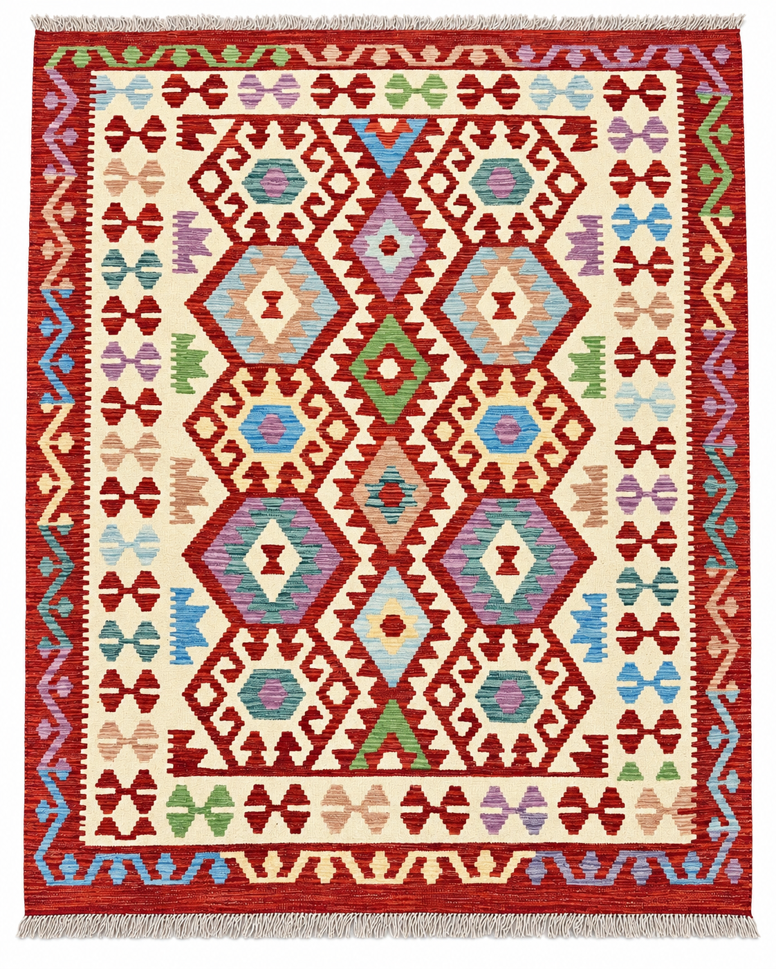 Unik handvävd kelim 149x188 cm