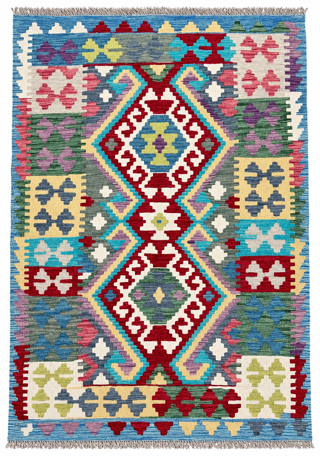 Unik handvävd kelim 123x175 cm