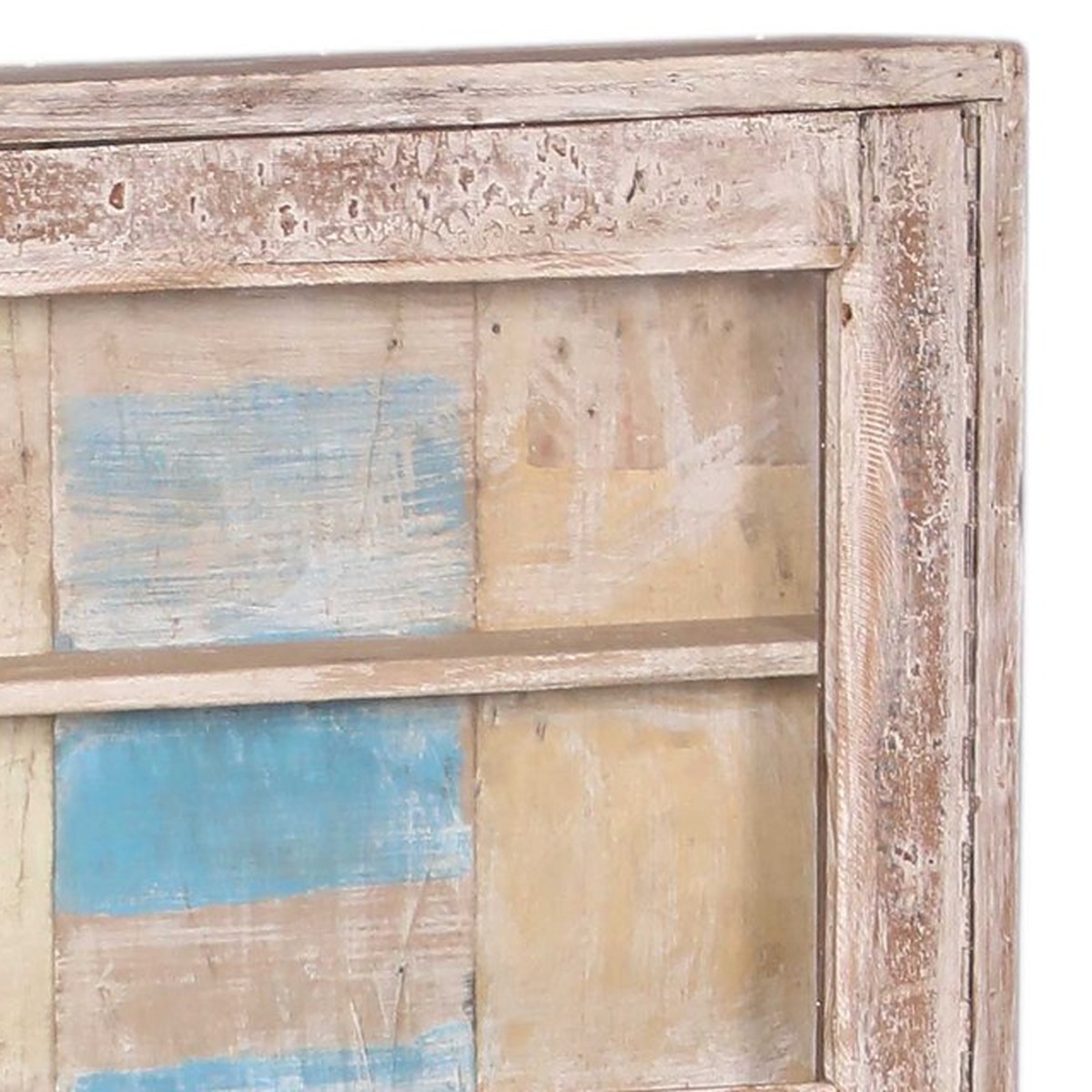 Detalj övre hörn – Vitrinskåp vintage DZ-001645