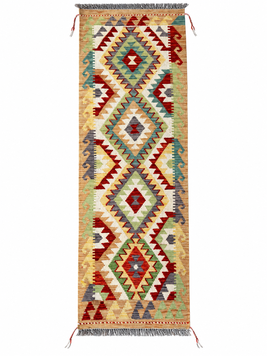 Unik handvävd kelim 62x186 cm