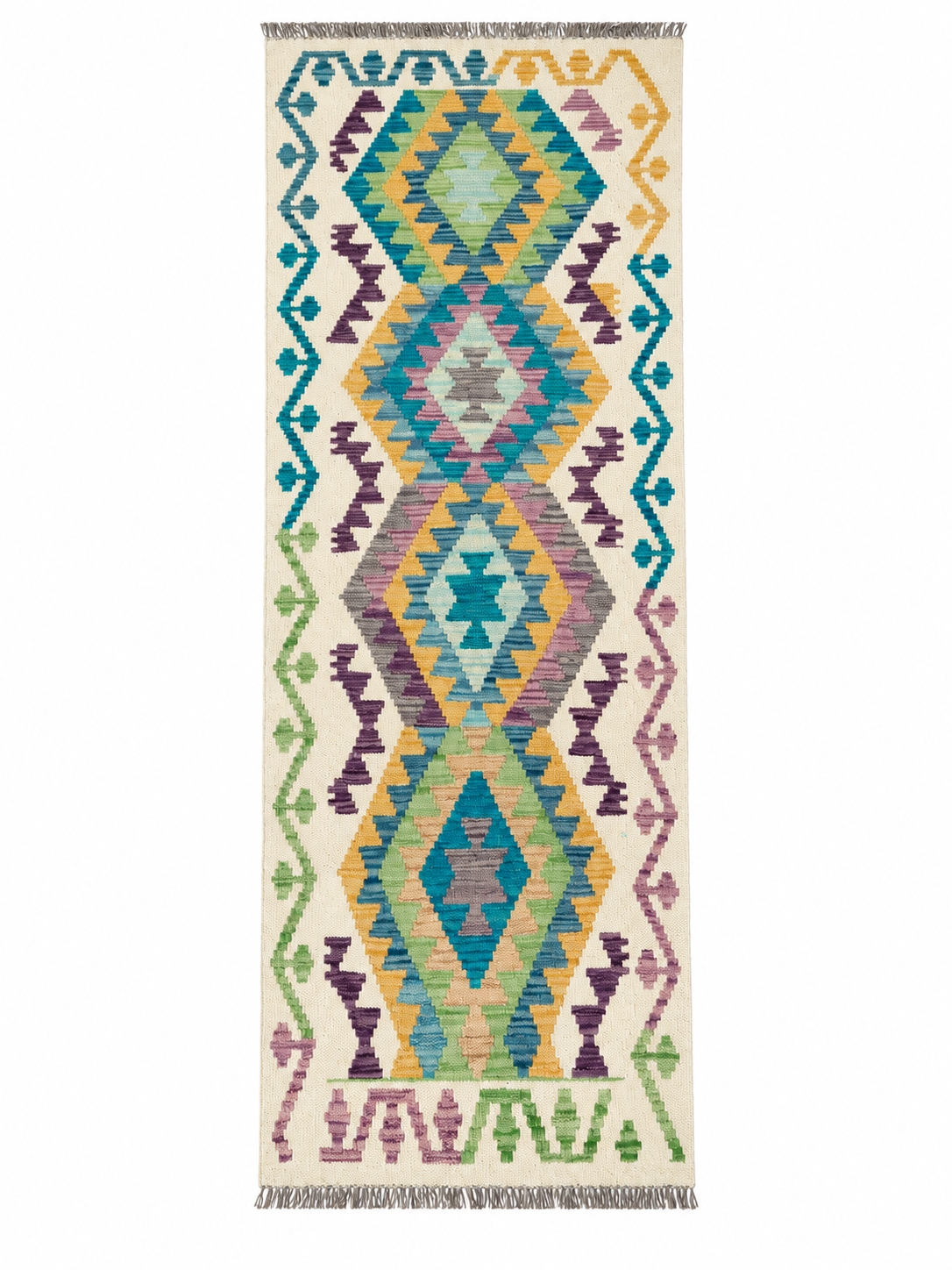 Unik handvävd kelim 63x191 cm