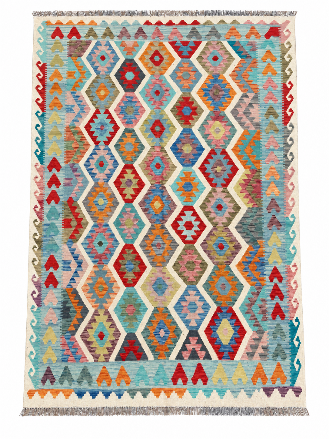 Unik handvävd kelim 202x302 cm