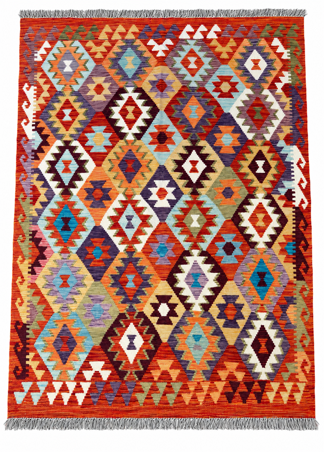 Unik handvävd kelim 148x206 cm