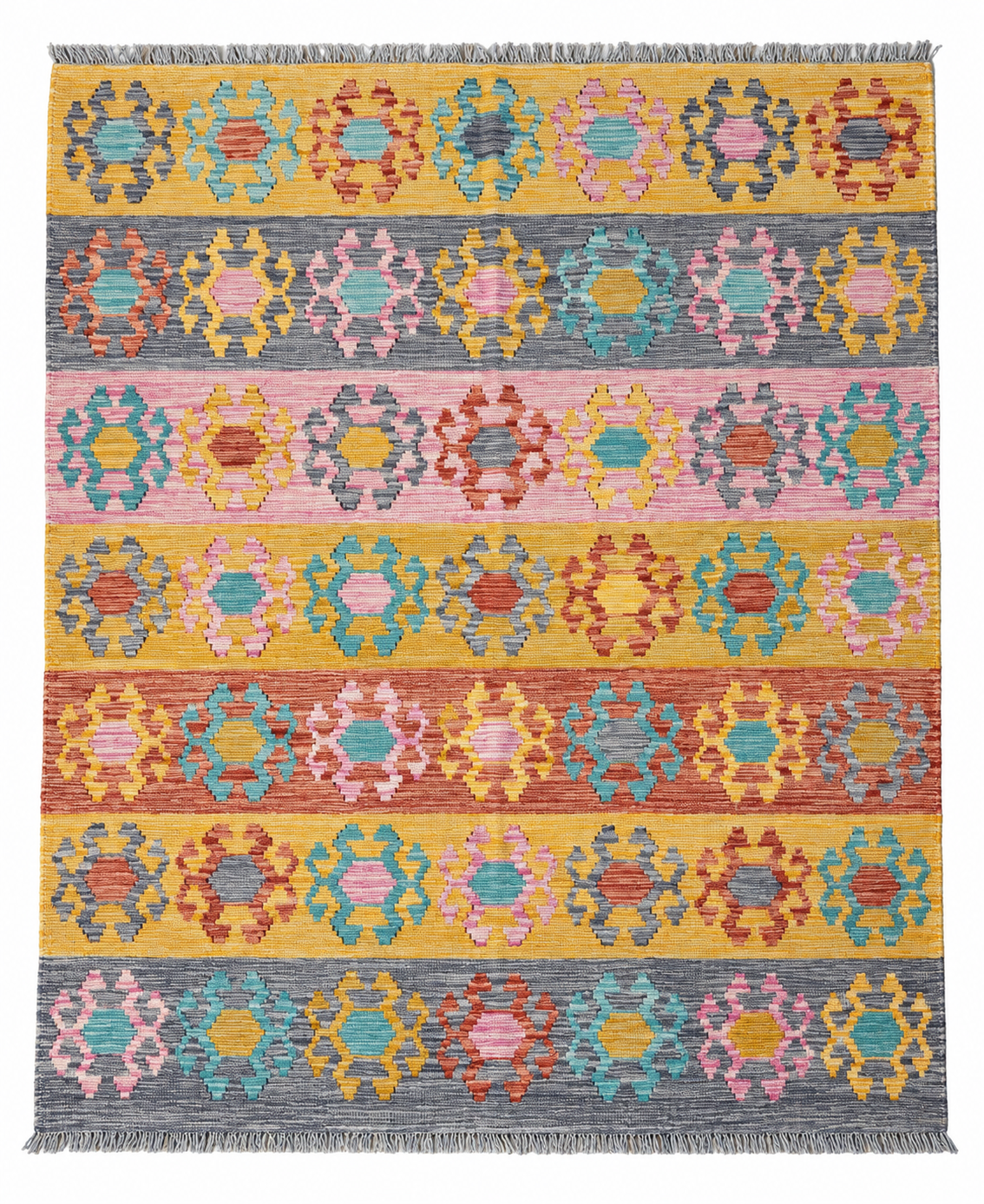 Unik handvävd kelim 163x199 cm