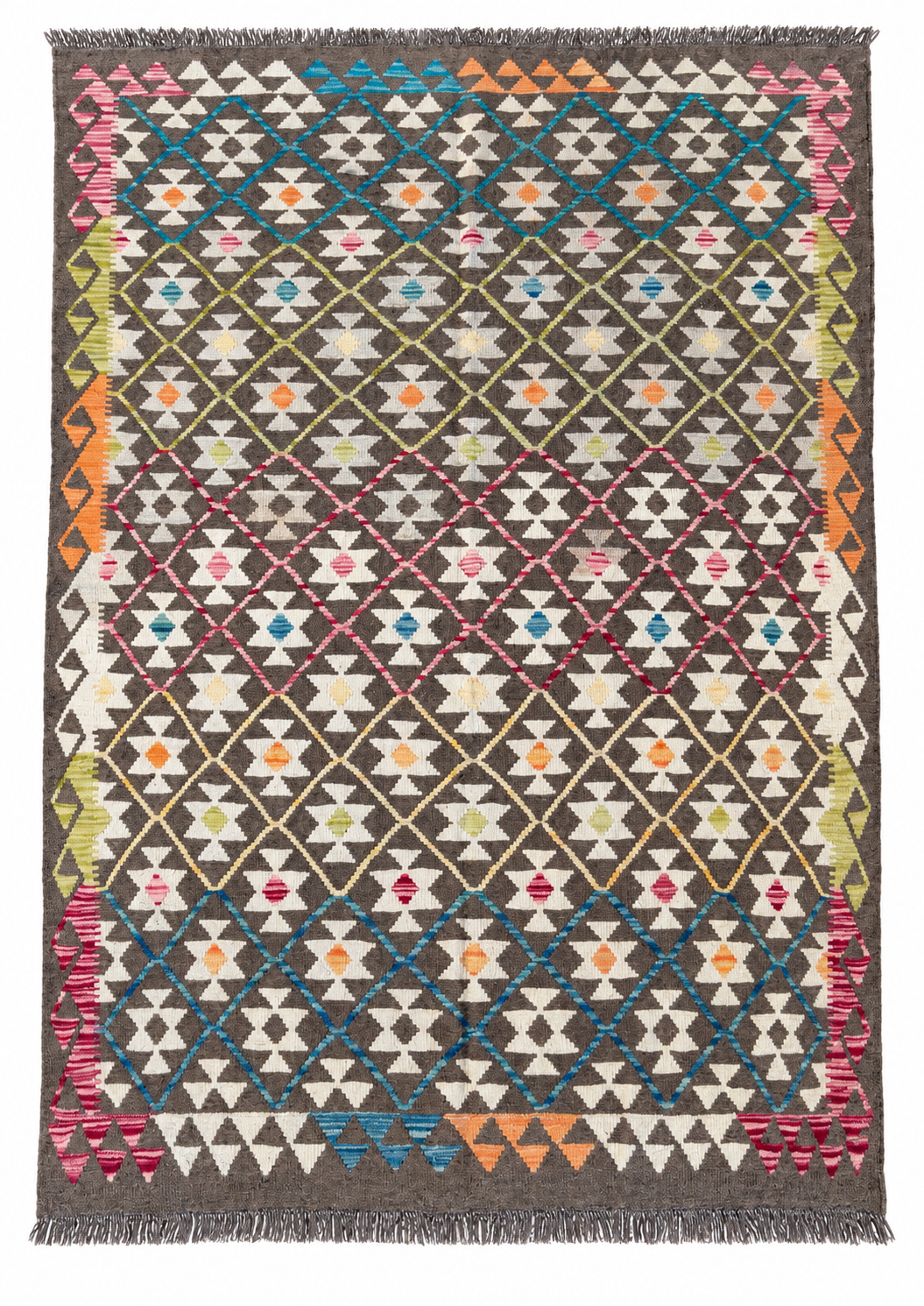 Unik handvävd kelim 150x212 cm