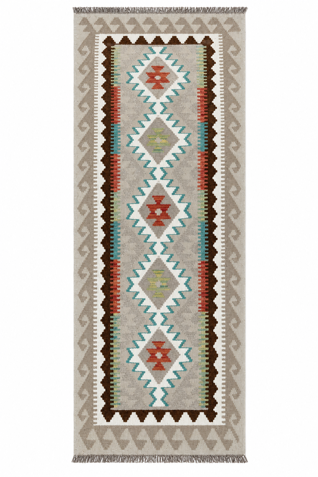 Unik handvävd kelim 82x197 cm