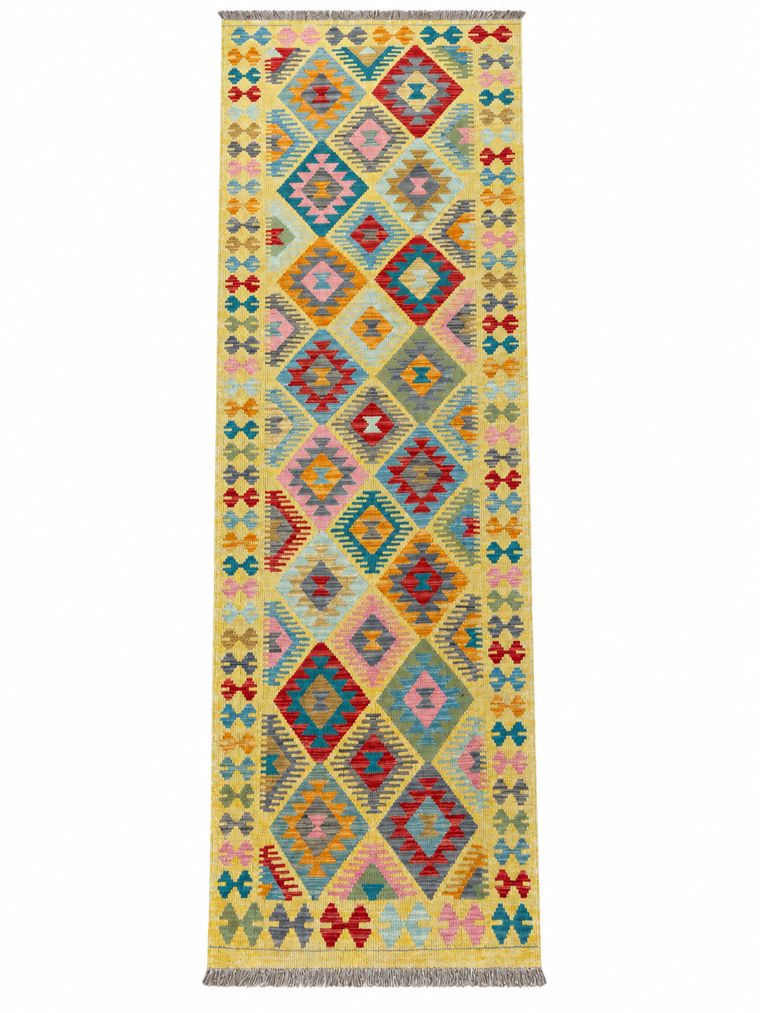 Unik handvävd kelim 87x300 cm