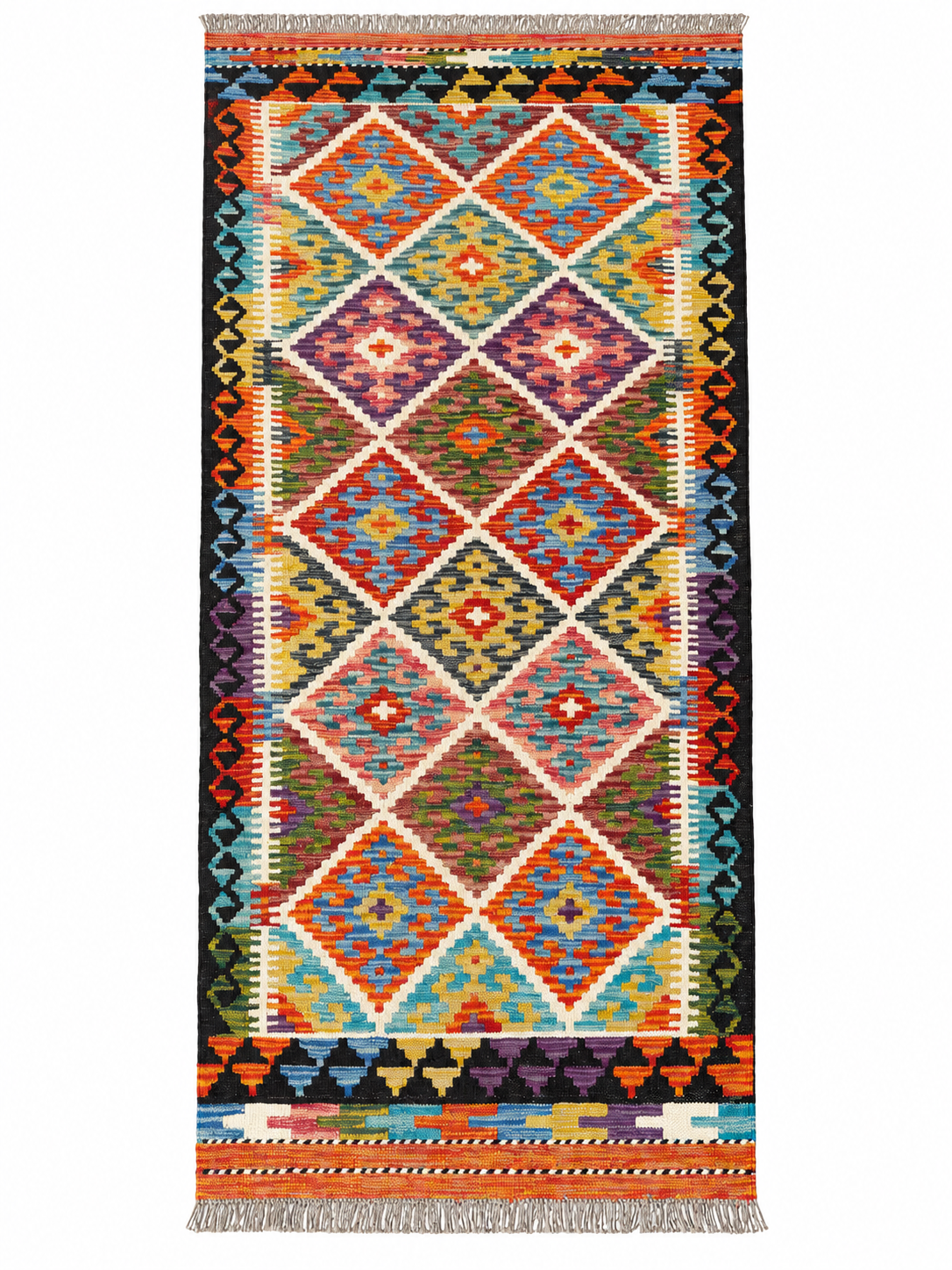 Unik handvävd kelim 82x190 cm