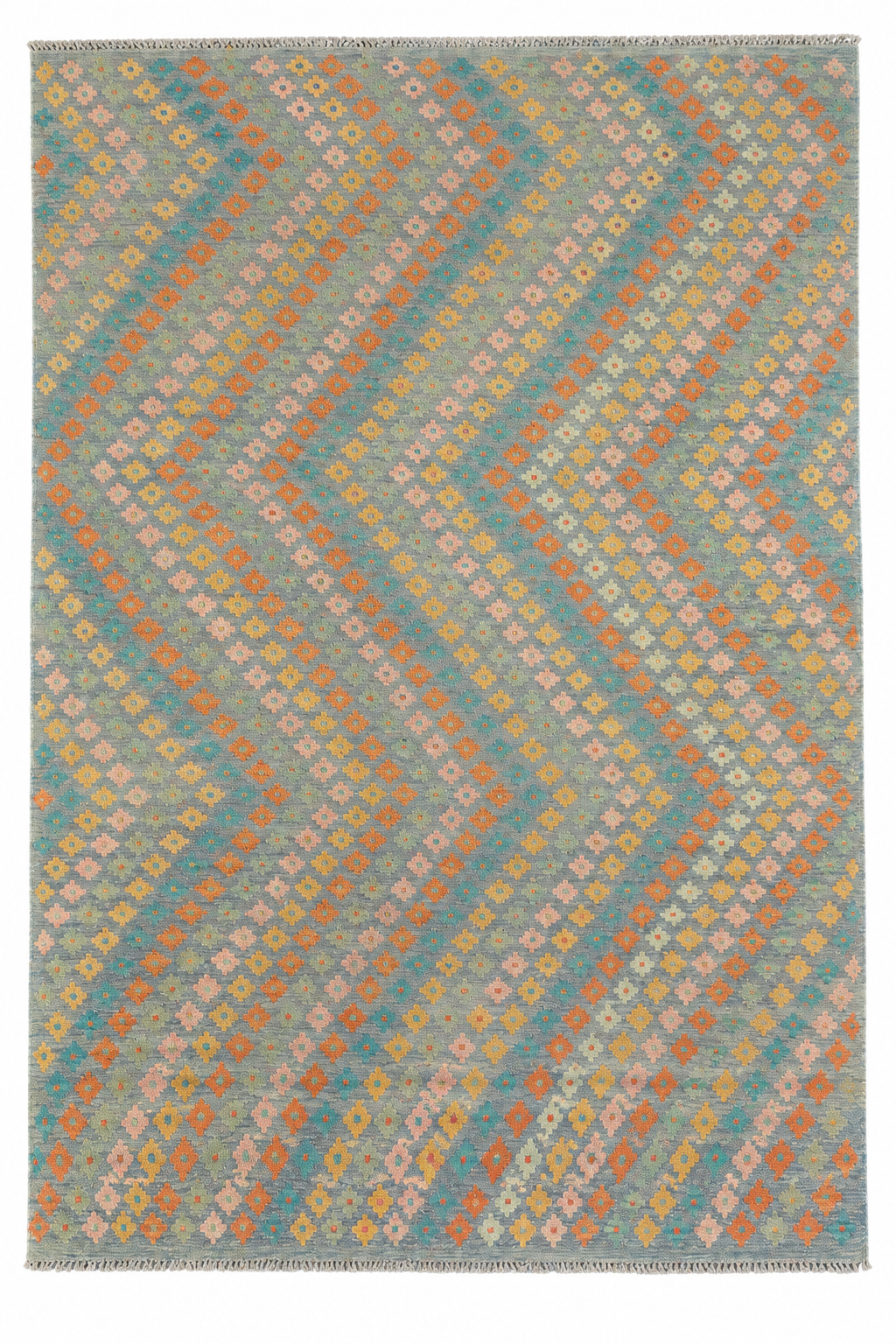Unik handvävd kelim 203x300 cm