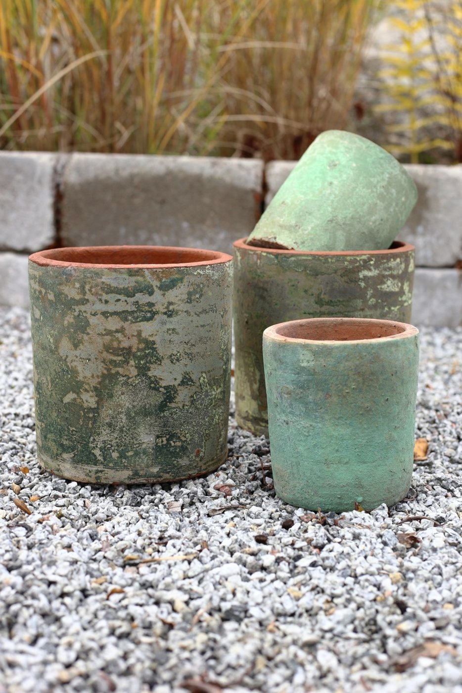 Rak kruka i terrakotta Mouldy Green