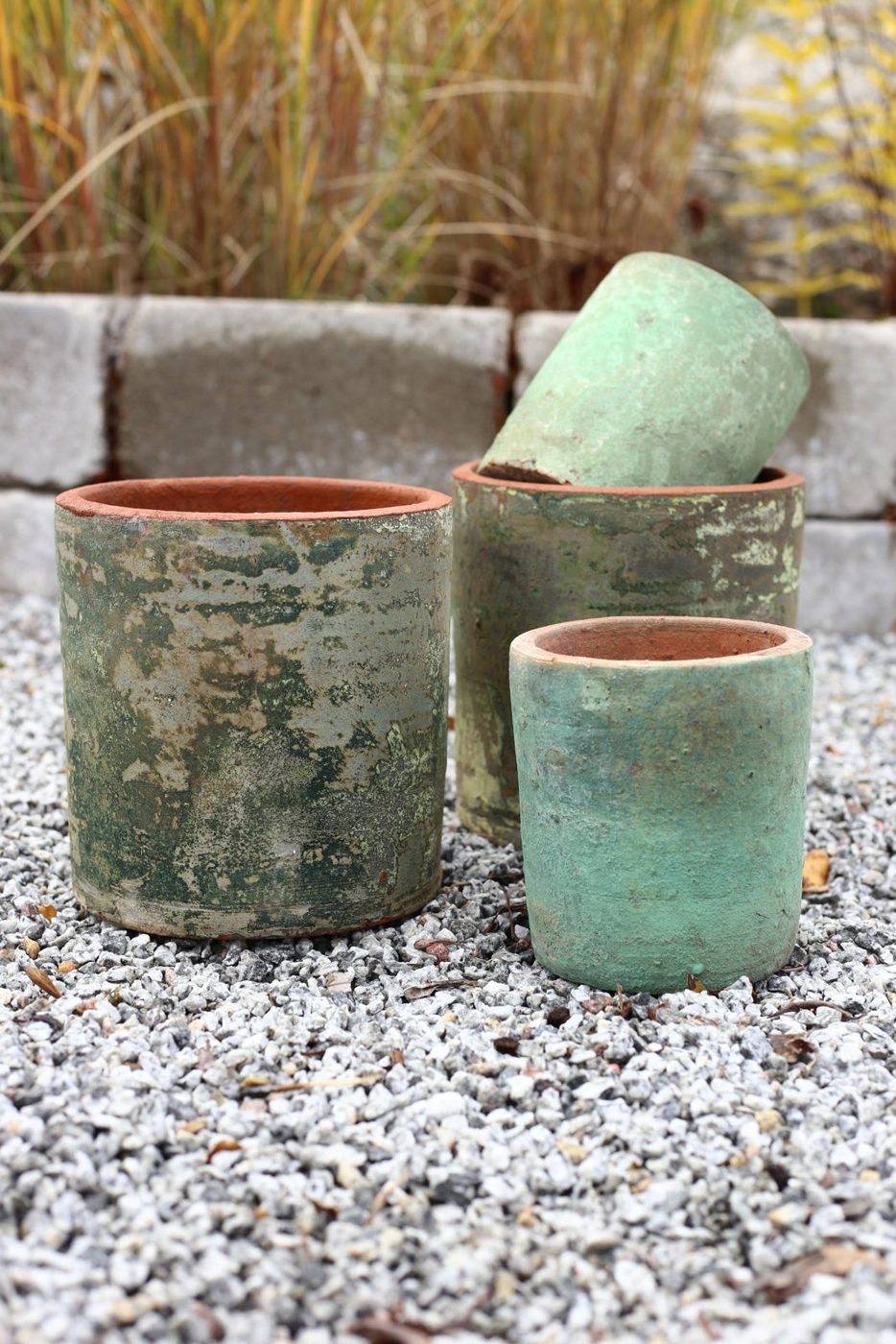 Rak kruka i terrakotta Mouldy Green