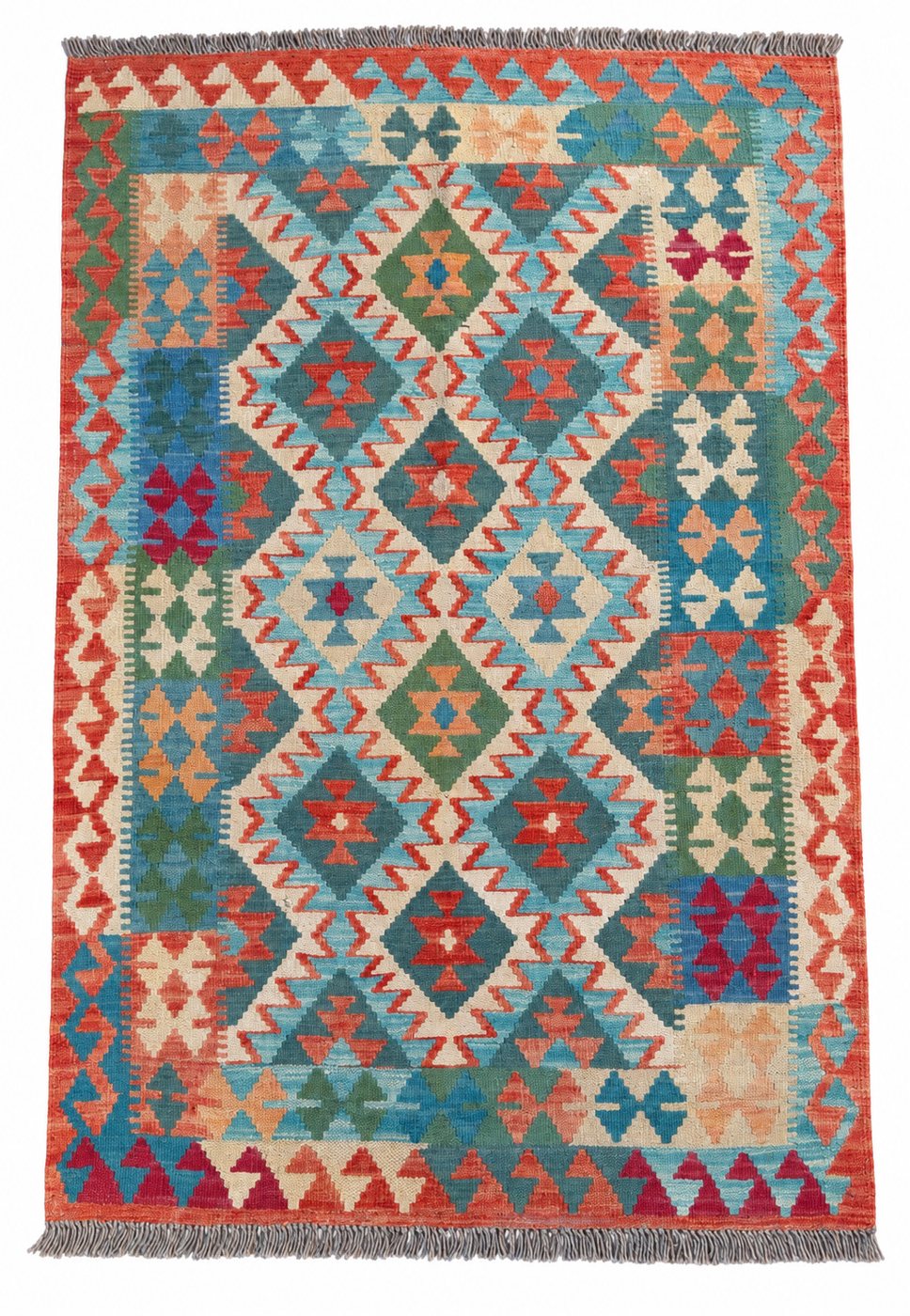 Unik handvävd kelim 106x153 cm