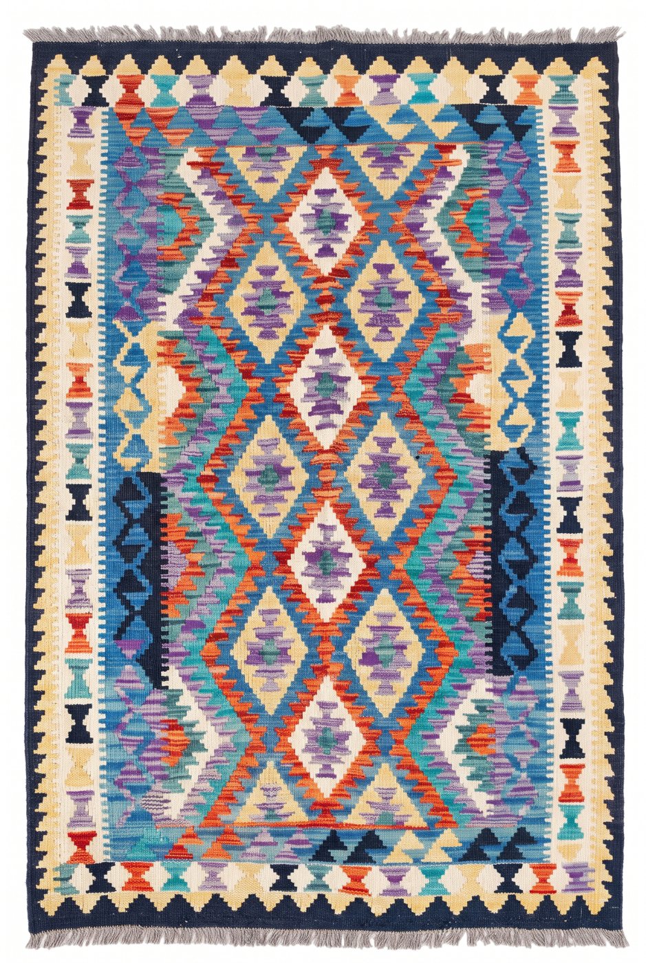 Unik handvävd kelim 108x162 cm