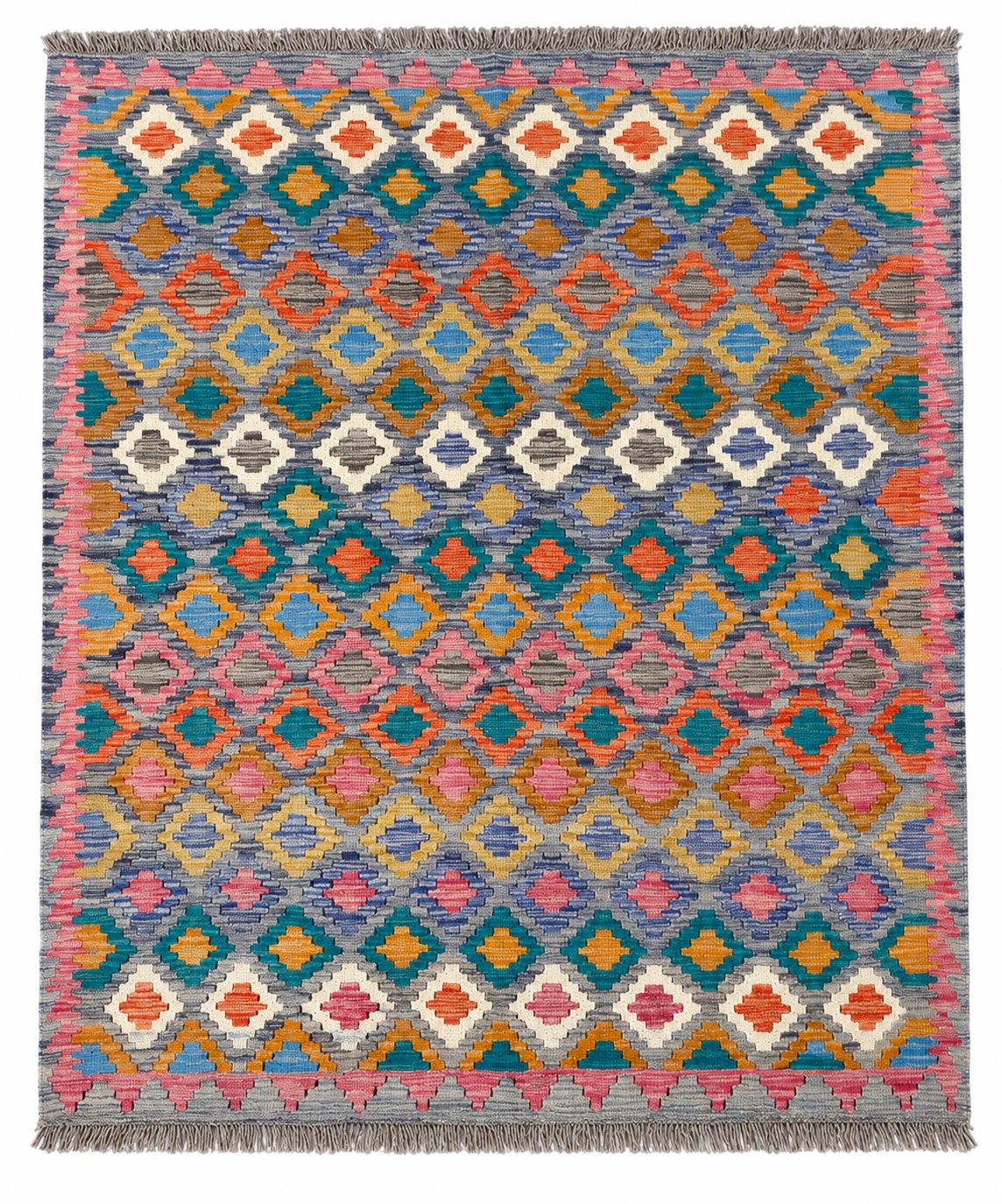 Unik handvävd kelim 158x190 cm