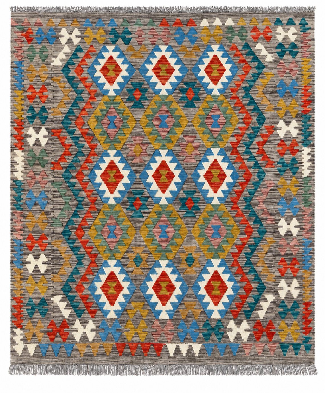 Unik handvävd kelim 160x194 cm