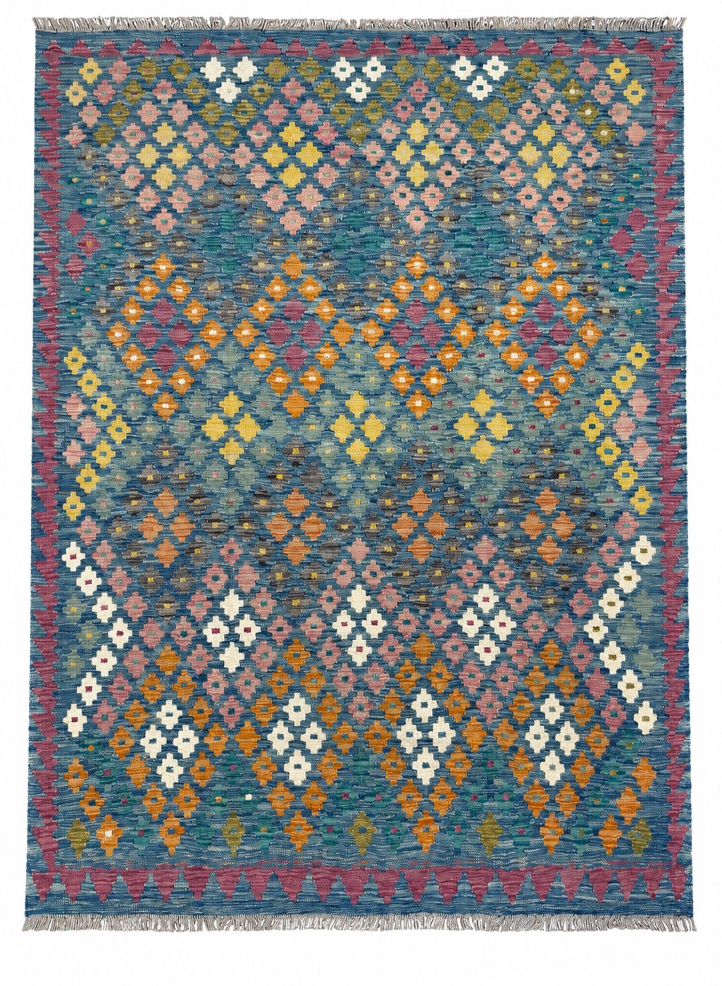 Unik handvävd kelim 169x231 cm