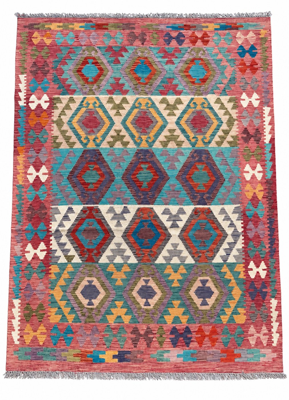 Unik handvävd kelim 174x241 cm