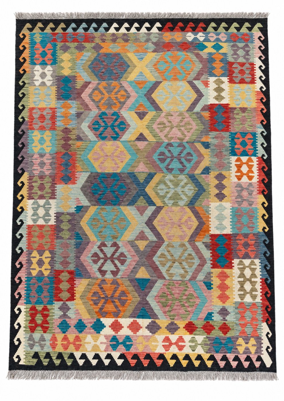 Unik handvävd kelim 176x248 cm