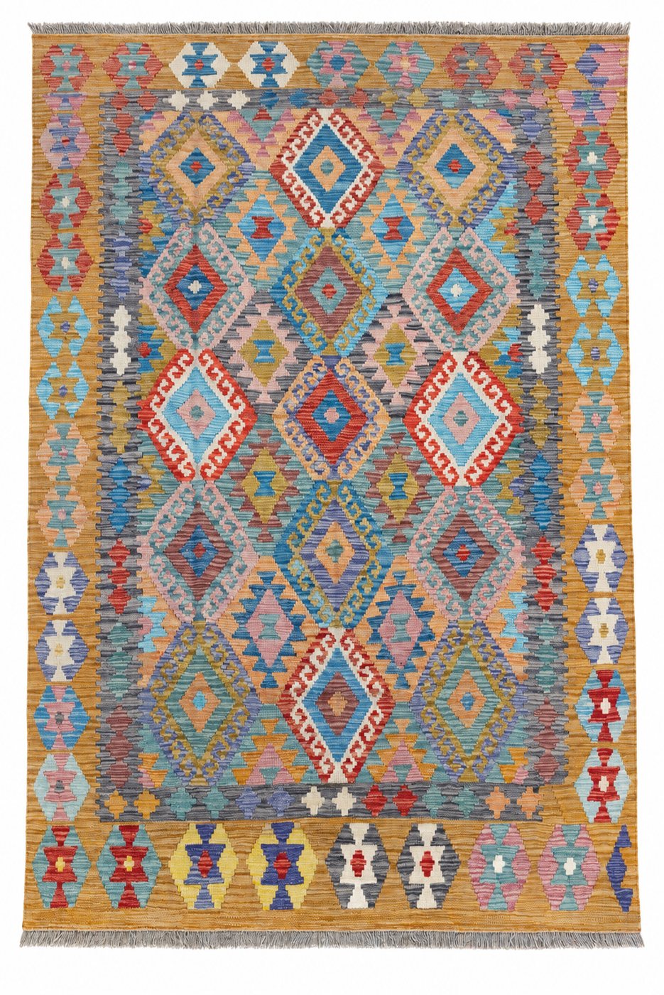 Unik handvävd kelim 179x266 cm