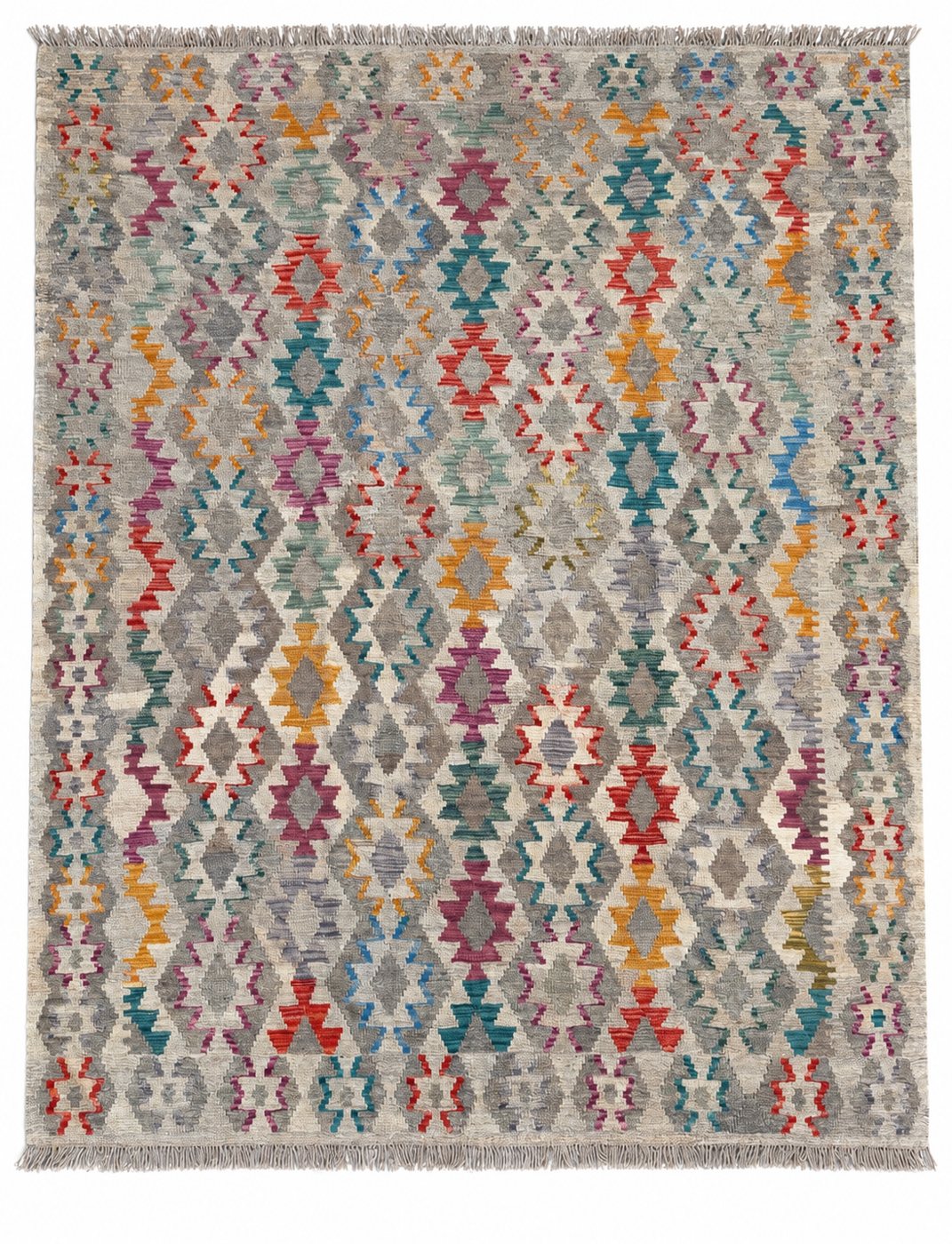 Unik handvävd kelim 188x246 cm